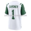 Mens Nike Ahmad Sauce Gardner White New York Jets Classic Alternate Game Jersey