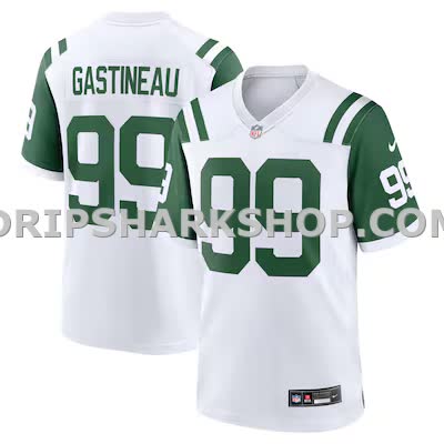 Mens Nike Mark Gastineau White New York Jets Retired Player Alternate Game Jersey