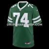 Mens Nike Olu Fashanu Gotham Green New York Jets Player Game Jersey