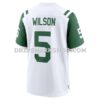 Mens Nike Garrett Wilson White New York Jets Classic Alternate Game Jersey