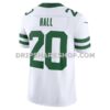 NFL253678G15-254580 Mens Nike Breece Hall Legacy White New York Jets Vapor Fuse Limited Jersey