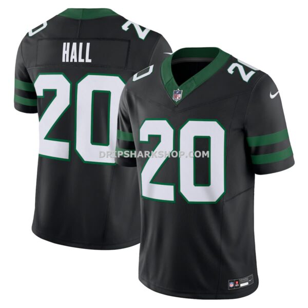 NFL253dafG04-197d9f Mens Nike Breece Hall Legacy Black New York Jets Alternate Vapor Fuse Limited Jersey