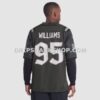 Mens Nike Quinnen Williams Gotham Green New York Jets 2025 Rivalries Collection Game Jersey