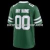 Mens Nike Legacy Green New York Jets Custom Game Jersey