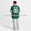 Mens Nike Legacy Green New York Jets Custom Game Jersey