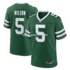 NFL253ff1G04-530a51 Mens Nike Garrett Wilson Legacy Green New York Jets Game Jersey