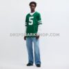 NFL253ff1G09-7d9a70 Mens Nike Garrett Wilson Legacy Green New York Jets Game Jersey