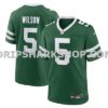 NFL253ff1M01-be29a7 Mens Nike Garrett Wilson Legacy Green New York Jets Game Jersey
