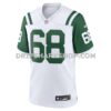 NFL254417G05-51f0ec Mens Nike Kevin Mawae White New York Jets Retired Player Alternate Game Jersey