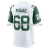 NFL254417G06-31dcd4 Mens Nike Kevin Mawae White New York Jets Retired Player Alternate Game Jersey