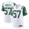 NFL254514G04-706804 Mens Nike Cj Mosley White New York Jets Classic Alternate Game Jersey