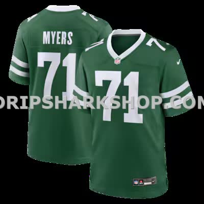 Mens Nike Josh Myers Legacy Green New York Jets Team Game Jersey