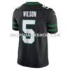 Mens Nike Garrett Wilson Legacy Black New York Jets Alternate Vapor Fuse Limited Jersey
