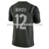 NFL254e45G06-b92ab0 Mens Nike Joe Namath Gotham Green New York Jets 2025 Rivalries Collection Retired Player Limited Jersey
