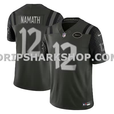 Mens Nike Joe Namath Gotham Green New York Jets 2025 Rivalries Collection Retired Player Limited Jersey