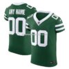 NFL254e66G04-598b4a Mens Nike Legacy Green New York Jets Vapor Fuse Elite Custom Jersey