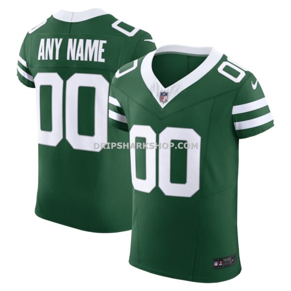 NFL254e66G04-598b4a Mens Nike Legacy Green New York Jets Vapor Fuse Elite Custom Jersey