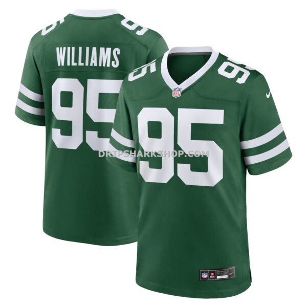 NFL255387G04-84a17e Mens Nike Quinnen Williams Legacy Green New York Jets Game Jersey
