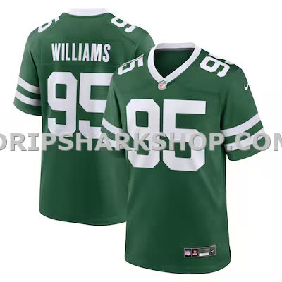 Mens Nike Quinnen Williams Legacy Green New York Jets Game Jersey
