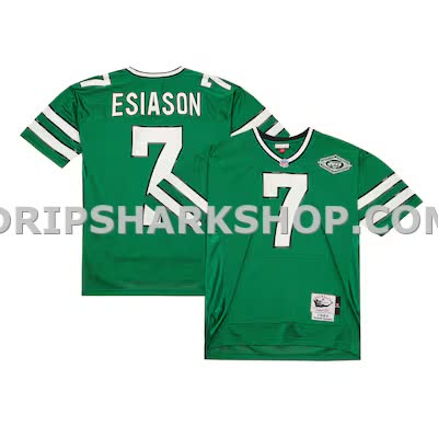 Mens Mitchell And Ness Boomer Esiason Kelly Green New York Jets 1993 Authentic Retired Player Pocket Jersey