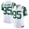 Mens Nike Quinnen Williams White New York Jets Classic Alternate Vapor Fuse Limited Jersey