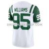 Mens Nike Quinnen Williams White New York Jets Classic Alternate Vapor Fuse Limited Jersey
