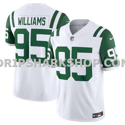 Mens Nike Quinnen Williams White New York Jets Classic Alternate Vapor Fuse Limited Jersey