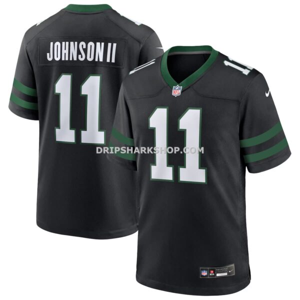 Mens Nike Jermaine Johnson Ii Legacy Black New York Jets Alternate Game Jersey