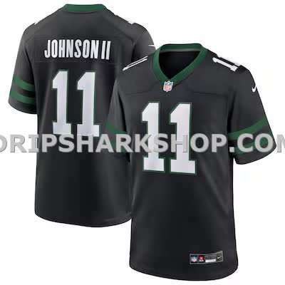 Mens Nike Jermaine Johnson Ii Legacy Black New York Jets Alternate Game Jersey