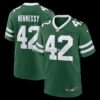 Mens Nike Thomas Hennessy Legacy Green New York Jets Team Game Jersey