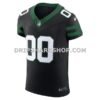 NFL25812dG05-8f6874 Mens Nike Legacy Black New York Jets Alternate Vapor Fuse Elite Custom Jersey