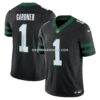 Mens Nike Ahmad Sauce Gardner Legacy Black New York Jets Alternate Vapor Fuse Limited Jersey