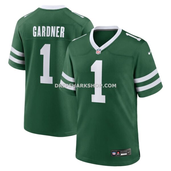 Mens Nike Ahmad Sauce Gardner Legacy Green New York Jets Game Jersey
