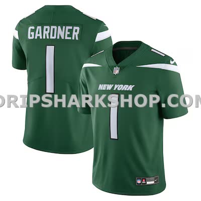 Mens Nike Ahmad Sauce Gardner Gotham Green New York Jets Vapor Untouchable Limited Jersey
