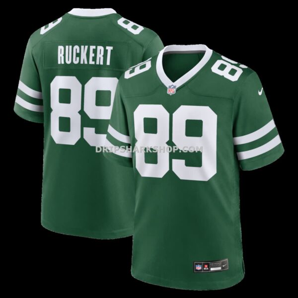 Mens Nike Jeremy Ruckert Legacy Green New York Jets Team Game Jersey