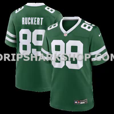 Mens Nike Jeremy Ruckert Legacy Green New York Jets Team Game Jersey