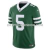Mens Nike Garrett Wilson Legacy Green New York Jets Vapor Fuse Limited Jersey
