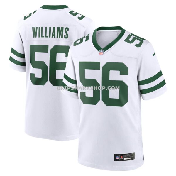 NFL258f84G04-4daf83 Mens Nike Quincy Williams Legacy White New York Jets Game Jersey