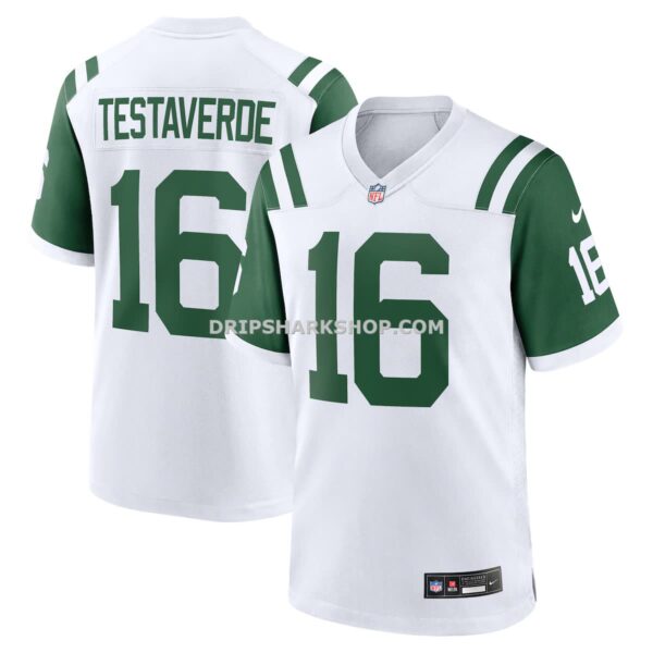 Mens Nike Vinny Testaverde White New York Jets Retired Player Alternate Game Jersey
