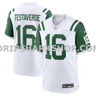 Mens Nike Vinny Testaverde White New York Jets Retired Player Alternate Game Jersey