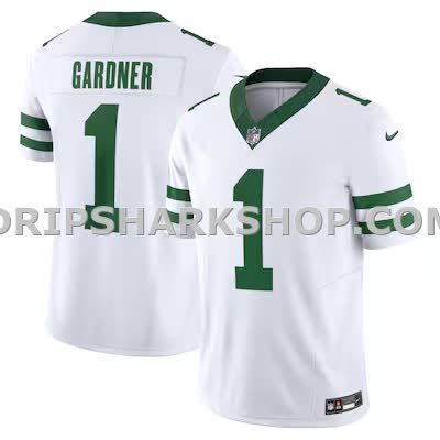 Mens Nike Ahmad Sauce Gardner Legacy White New York Jets Vapor Fuse Limited Jersey