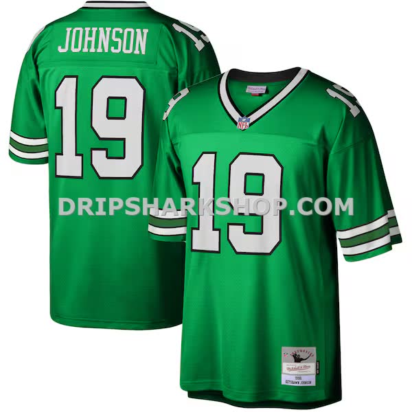 Mens Mitchell And Ness Keyshawn Johnson Kelly Green New York Jets Legacy Replica Jersey Pi4019000