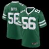 Mens Nike Demario Davis Legacy Green New York Jets Team Game Jersey