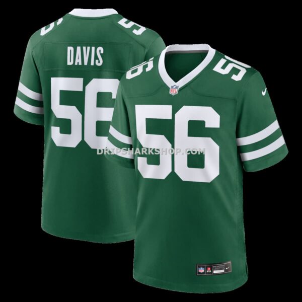 Mens Nike Demario Davis Legacy Green New York Jets Team Game Jersey