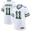 Mens Nike Jermaine Johnson Ii Legacy White New York Jets Game Jersey