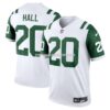 NFL25b840G04-ab0143 Mens Nike Breece Hall White New York Jets Legend Player Performance Top