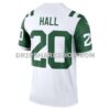 NFL25b840G06-0d03c8 Mens Nike Breece Hall White New York Jets Legend Player Performance Top