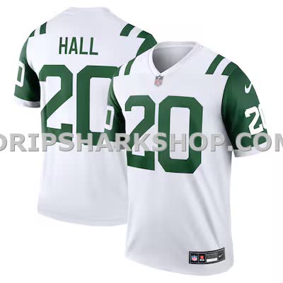 Mens Nike Breece Hall White New York Jets Legend Player Performance Top