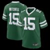 Mens Nike Adonai Mitchell Legacy Green New York Jets Team Game Jersey