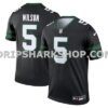 NFL25bdc0M01-0c5a3b Mens Nike Garrett Wilson Black New York Jets Legend Player Performance Top